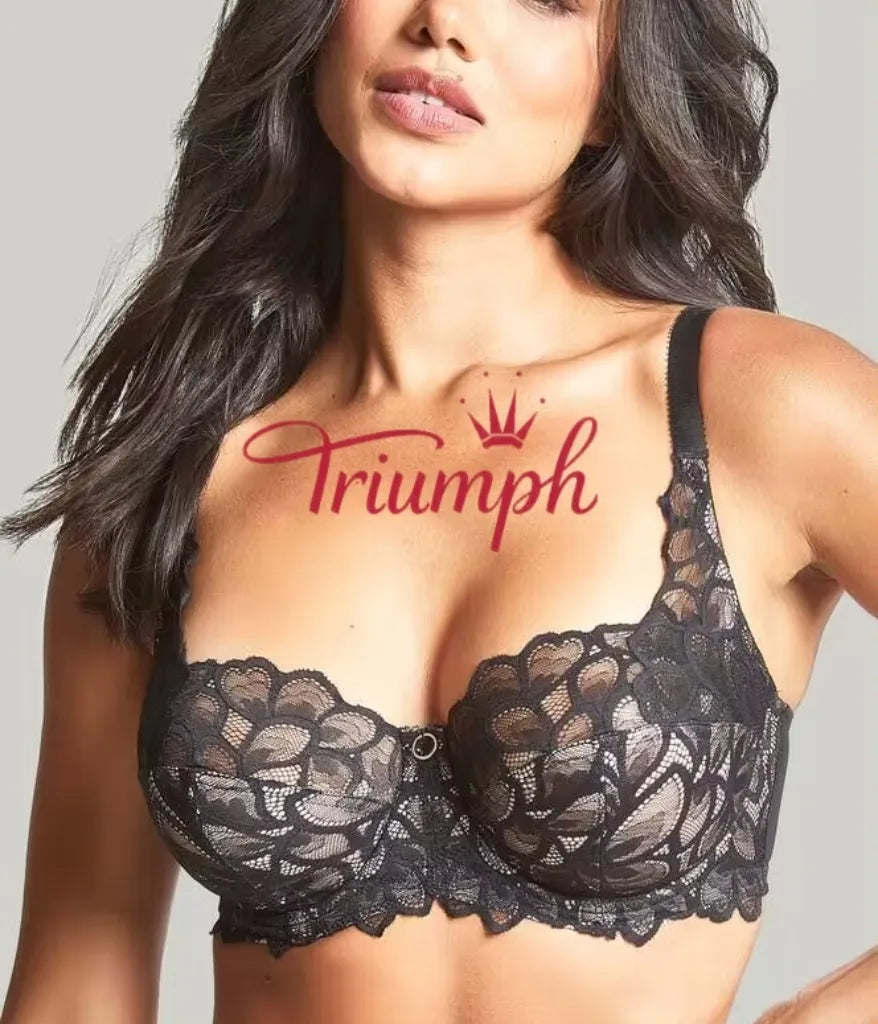 Triumph - (4 komada) Grudnjak s punim košaricama i izvezenom čipkom
