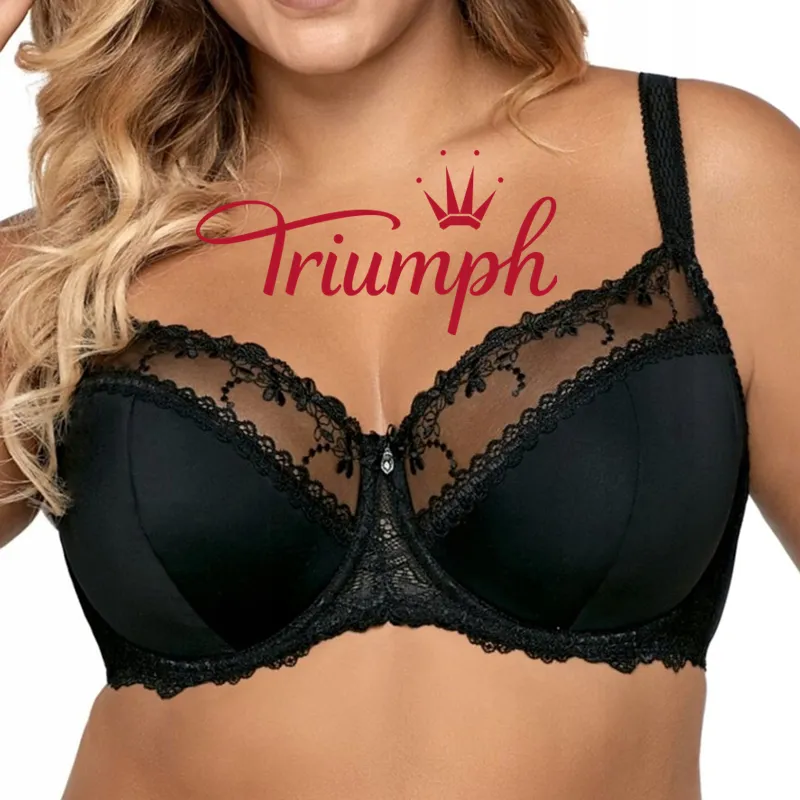 Triumph®💖 4 kom - 50% popusta ✨Novi moderni čipkasti grudnjak za veće veličine s podesivim naramenicama [65A-120H]